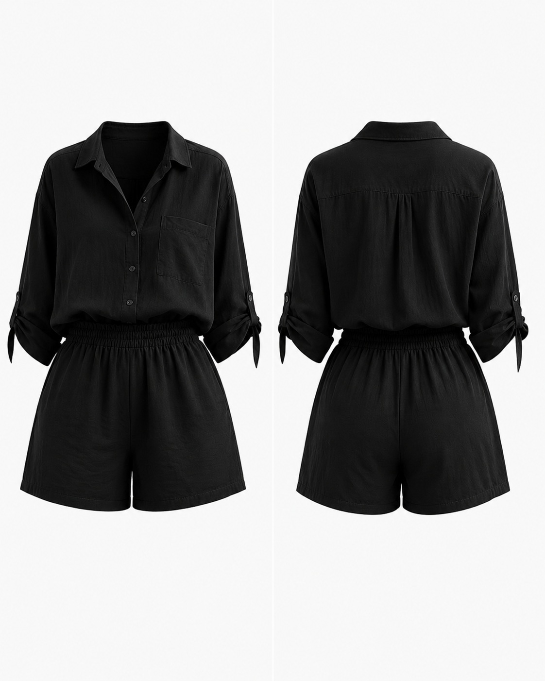 Set casual chic damă cu stil minimalist și elegant.